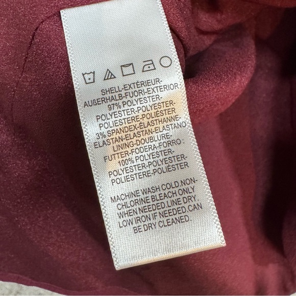 DRESS THE POPULATION COBY LONG SLEEVE STRETCH CREPE RWIST DRESS SIZE medium - Picture 5 of 7